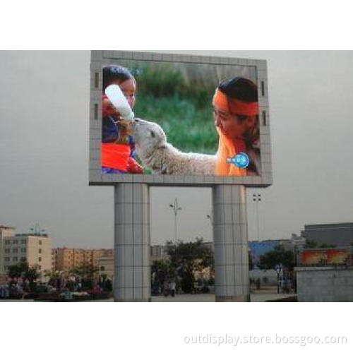High Brightness Double Sided LED Sign P13.33 RGB Static MBI